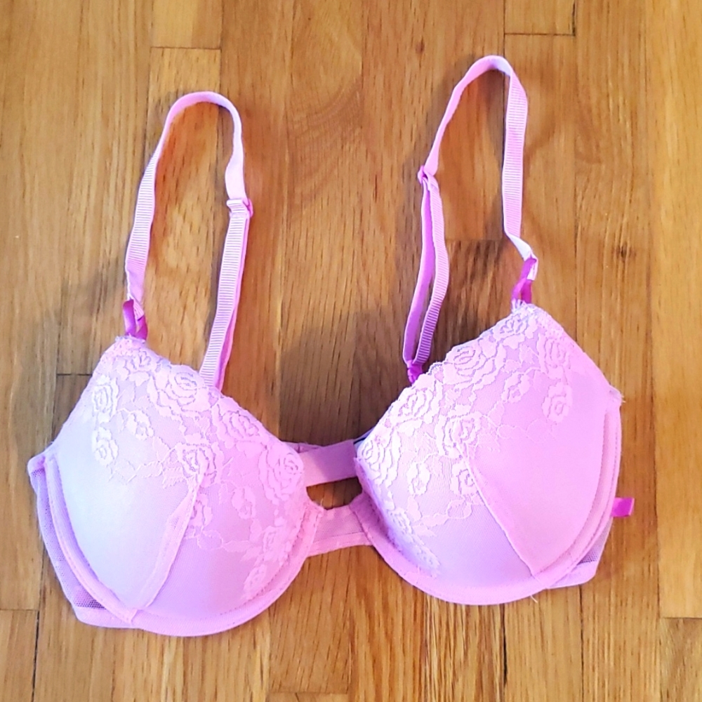 Blush pink bra